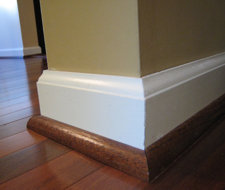 Baseboards will have colour